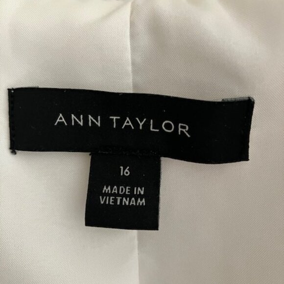 Ivory Ann Taylor Moto Jacket size 16 - Picture 4 of 5